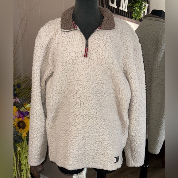 Southern Marsh • Appalachian Pile Fleece 1/4 Zip Pullover Sweater - Picture 14 of 15